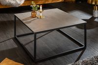 Design salontafel SYMBIOSE 75cm betongrijs keramiek made in Italy - 40671 - thumbnail