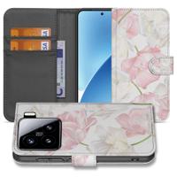 Xiaomi 15 Hoesje Lovely Flowers | Portemonnee hoesje Xiaomi 15 Hoesje Lovely Flowers | Portemonnee hoesje
