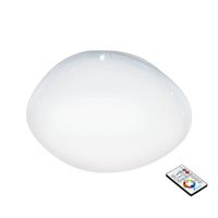 EGLO Sileras - LED plafondlamp - Ø60 cm - wit met kristal - thumbnail