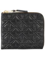 Comme Des Garçons Wallet petit portefeuille texturé - Noir
