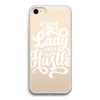 Hustle Lady: iPhone 7 Transparant Hoesje