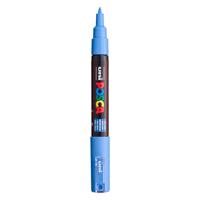 Uni Posca verfmarker 1mc hemelblauw- conische punt - 1 mm