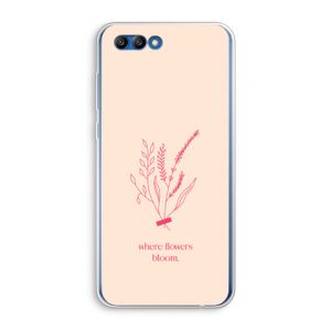 Where flowers bloom: Honor 10 Transparant Hoesje