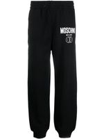 Moschino pantalon de jogging à logo imprimé - Noir - thumbnail