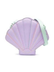 Stella McCartney Kids sac porté épaule à broderies - Violet