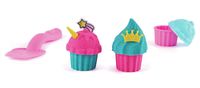 Kinetic Sand - Eenhoorn Bakkerij-speelset met 3 cupcakevormen, roller, spatel en 6 accessoires met eenhoornthema en 454 g speelzand - Sensorisch speelgoed - thumbnail