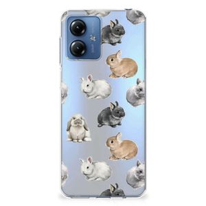 TPU Hoesje voor Motorola Moto G14 Konijntjes