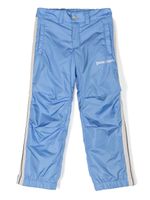 Palm Angels Kids pantalon droit à détails rayés - Bleu - thumbnail