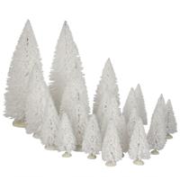 Tree white assorted 21 pieces h22xd8 cm - Luville