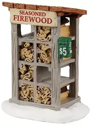 Lemax firewood for sale kerstdorp accessoire Harvest Crossing 2022