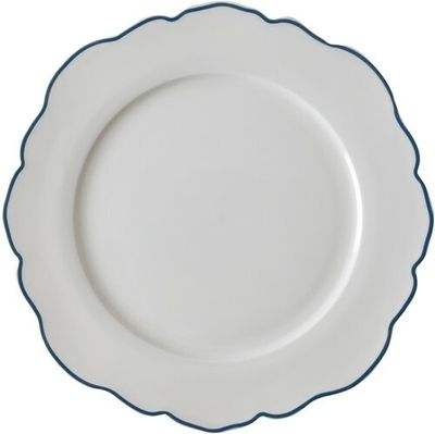 Laura Ashley bord schulp 24,5 cm blauw