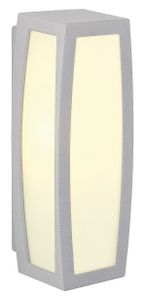 Wandlamp MERIDIAN BOX zilvergrijs 1xE27, met bewegingssensor