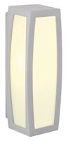Wandlamp MERIDIAN BOX zilvergrijs 1xE27, met bewegingssensor