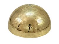 EUROLITE Half Mirror Ball 50cm gold motorized - thumbnail