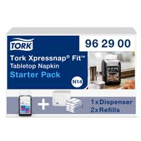 Startpakket Dispenser Tork Xpressnap FitÃ‚Â® Tabletop N14 zwart 962900 - thumbnail