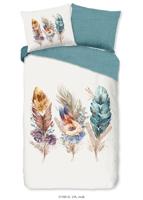 Good Morning Dekbedovertrek "veren" - Multi - (140x200/220 cm) - Katoen