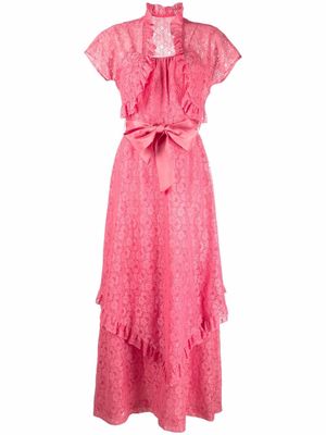 A.N.G.E.L.O. Vintage Cult robe-boléro à volants (années 1950) - Rose