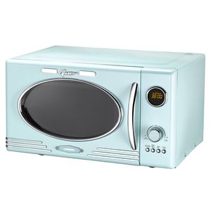 Elektronische magnetron met grill 23L in cool retro design Melissa Mint Groen