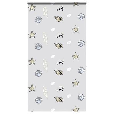 Doucherolgordijn met cassette 130x240 cm stofbreedte 126 cm