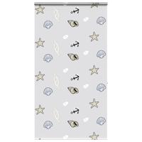Doucherolgordijn met cassette 130x240 cm stofbreedte 126 cm