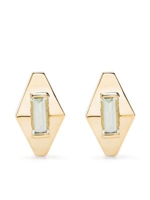 Aliita boucles d'oreilles Deco Rombo en or 9ct
