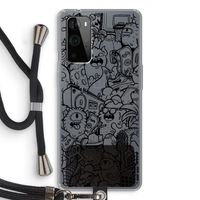 Vexx Black City : OnePlus 9 Pro Transparant Hoesje met koord