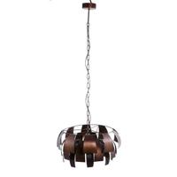 PTMD Marxy Copper metal hanging lamp layered round - thumbnail