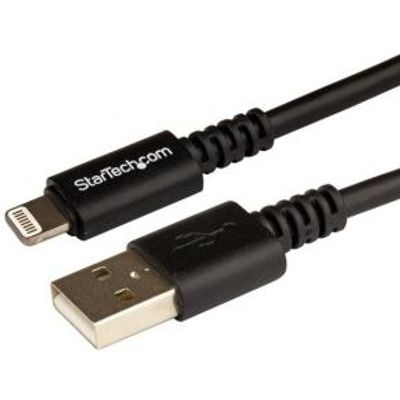 StarTech.com 3 m lange zwarte Apple 8-polige Lightning-connector naar USB-kabel voor iPhone / iPod /