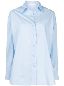 Faithfull the Brand Blouse met klassieke kraag - Blauw