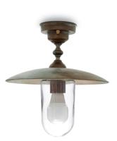 Moretti Luce Landelijke hanglamp Transimeno S - verouderd messing 1343.T.AR