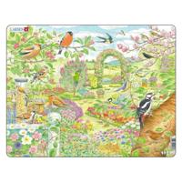 Selecta Larsen legpuzzel dieren - tuinvogels en bloemen, 60st. Selecta Larsen legpuzzel dieren - tuinvogels en bloemen, 60st.