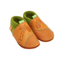 Orangenkinder babyslofjes Giraffe light brown Maat - thumbnail