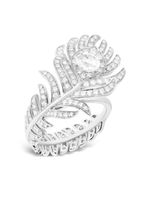 Boucheron bague Plume de Paon en or blanc 18ct - Argent