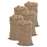 VidaXL Jutezakken 5 stuks 340 g/m² 65x135 cm 100% jute