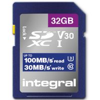 Integral SDHC/XC V30 UHS-I U3 32GB