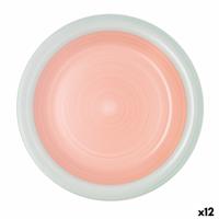 Dinerbord Quid Kaleido Groen Koraal Keramisch Ø 27 cm (12 Stuks) - thumbnail