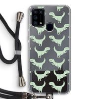 Dinos: Samsung Galaxy M31 Transparant Hoesje met koord Dinos: Samsung Galaxy M31 Transparant Hoesje met koord