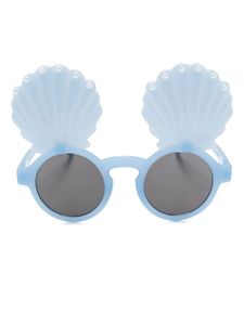 Monnalisa lunettes de soleil à monture coquillage - Bleu