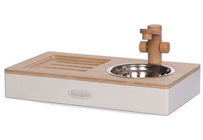 Mamamemo houten speelgoedgootsteen 36 cm Mamamemo houten speelgoedgootsteen 36 cm