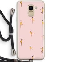 Dans #2: Samsung Galaxy J6 (2018) Transparant Hoesje met koord