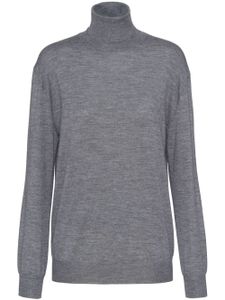 Prada pull en cachemire à col roulé - Gris