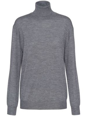 Prada pull en cachemire à col roulé - Gris
