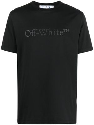 Off-White t-shirt en coton à logo embossé - Noir