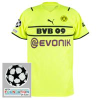 Borussia Dortmund Cup Shirt 2021-2022 + Champions League Badges - thumbnail