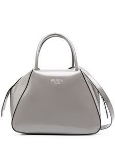 Prada petit sac cabas Supernova en cuir - Gris