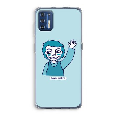 Zwaai: Motorola Moto G9 Plus Transparant Hoesje