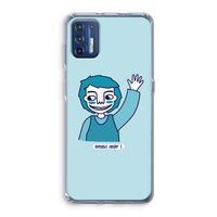 Zwaai: Motorola Moto G9 Plus Transparant Hoesje