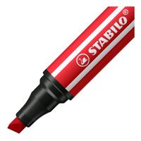 STABILO pen 68 max viltstift met dikke beitelpunt karmijnrood