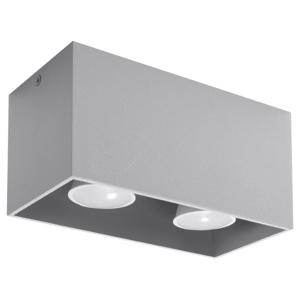 Plafondlamp QUAD grijs