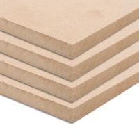 vidaXL MDF platen vierkant 60x60 cm 25 mm 4 st - thumbnail
